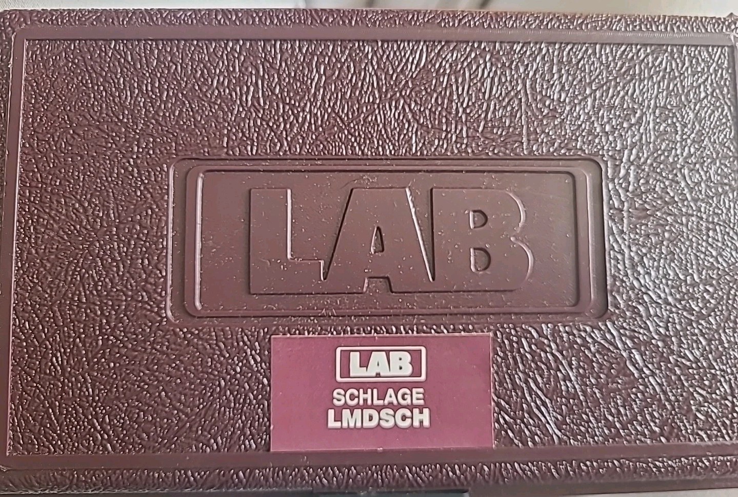 LAB LMDSCH SCHLAGE MINI DUR-X LOCK PINNING KIT # Read #