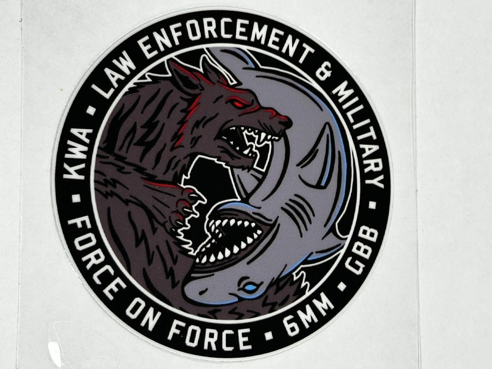 SHOT Show 2026 KWA "Force on Force" custom vinyl sticker, NEW/FREE Shipping