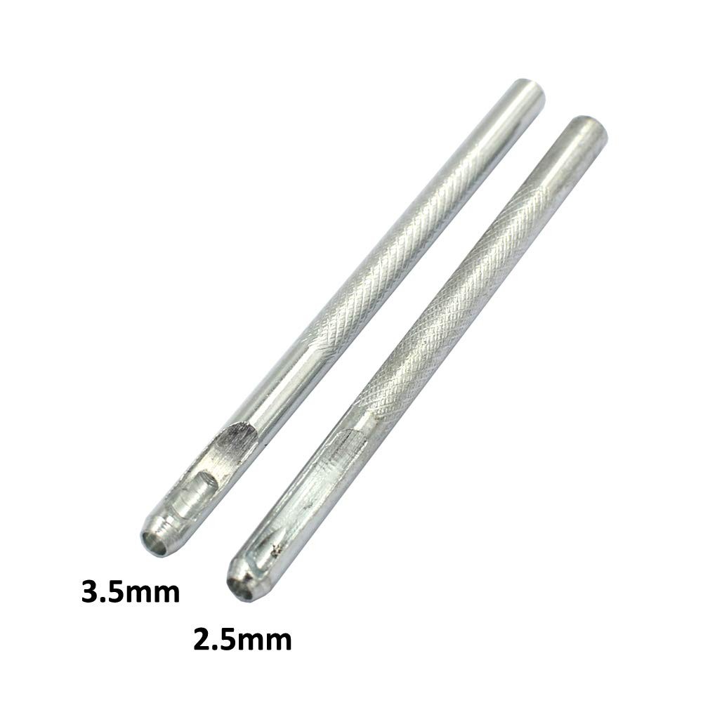 DGOL 7 pcs Metal Domed Rivet Fixing Setting Tool Spike 7pcs Setter
