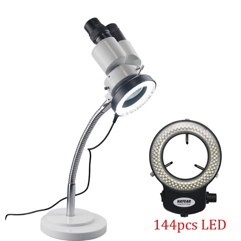 10X Magnification Dental Binocular Microscope Rotatable with LED for Dentists US