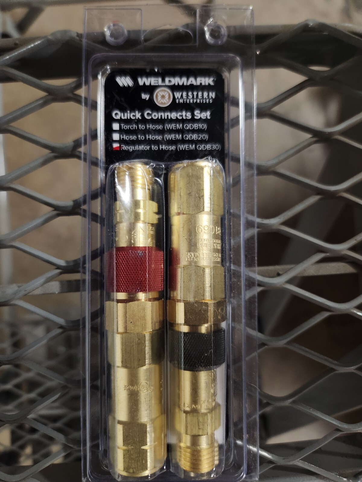 WELDMARK BY WESTERN QBD30 QUICK CONNECT SET REGULATORS, QTY.1