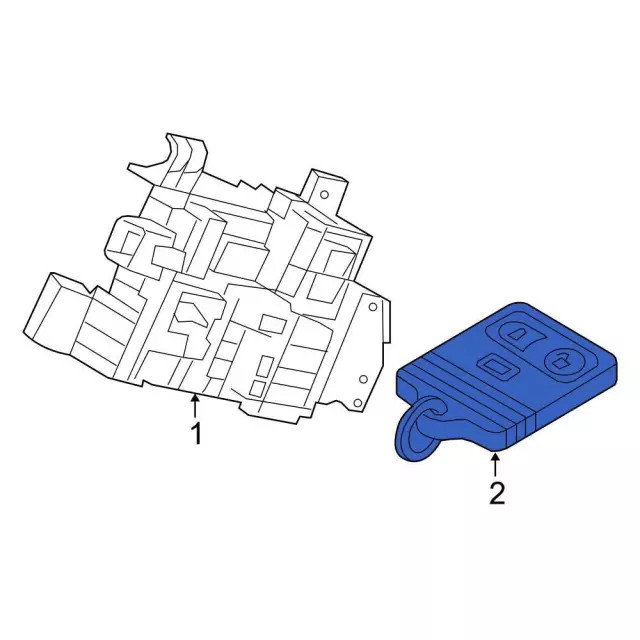 Genuine Ford Keyless Entry Transmitter 8L3Z-15K601-B