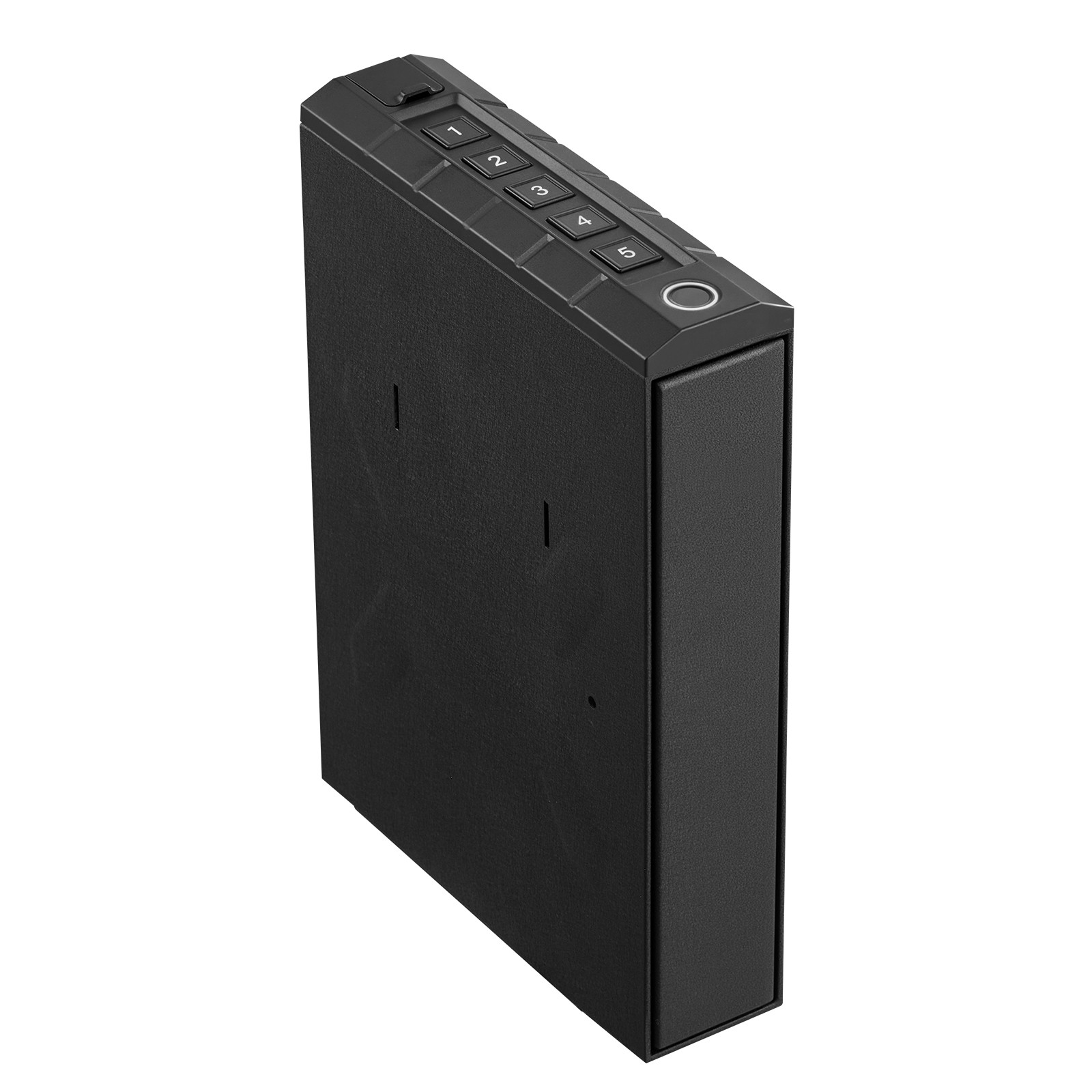 Uimoso Gun Safe Slider with Fingerprint, Code, and Key Access for Pistol Storage
