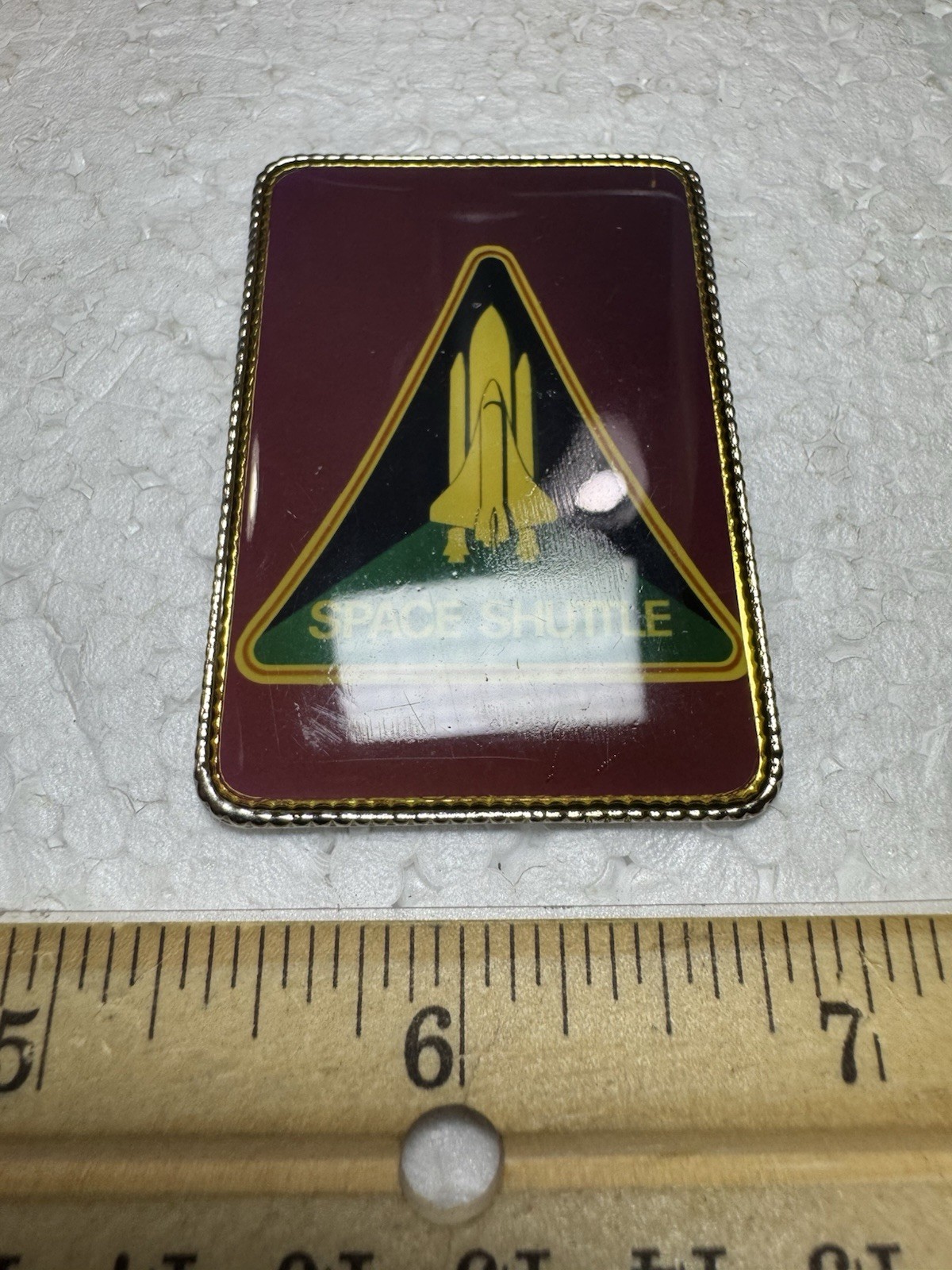 Vintage NASA Space Shuttle Souvenir Medallion