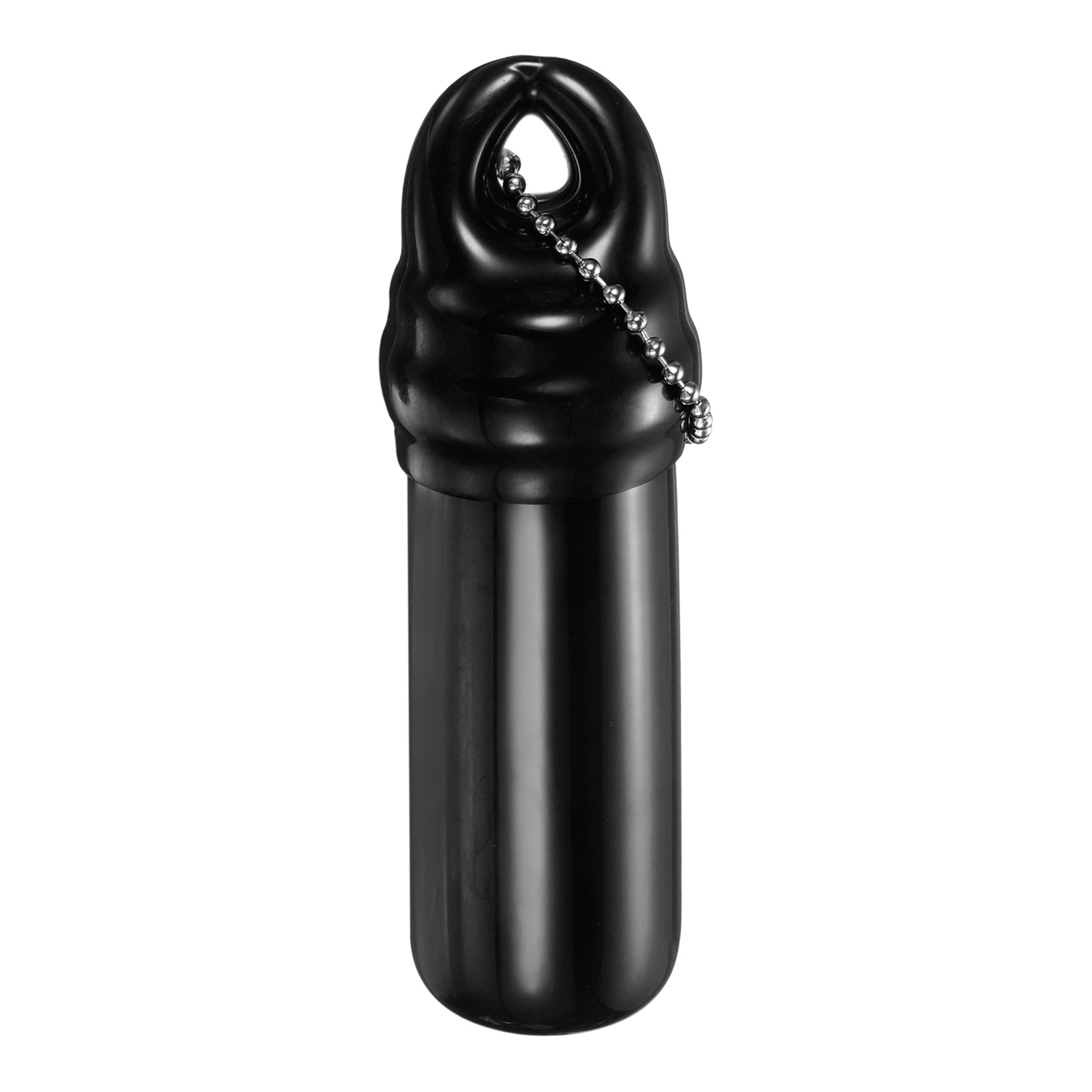 Floating Keychain for Keychain, Waterproof Container, Black