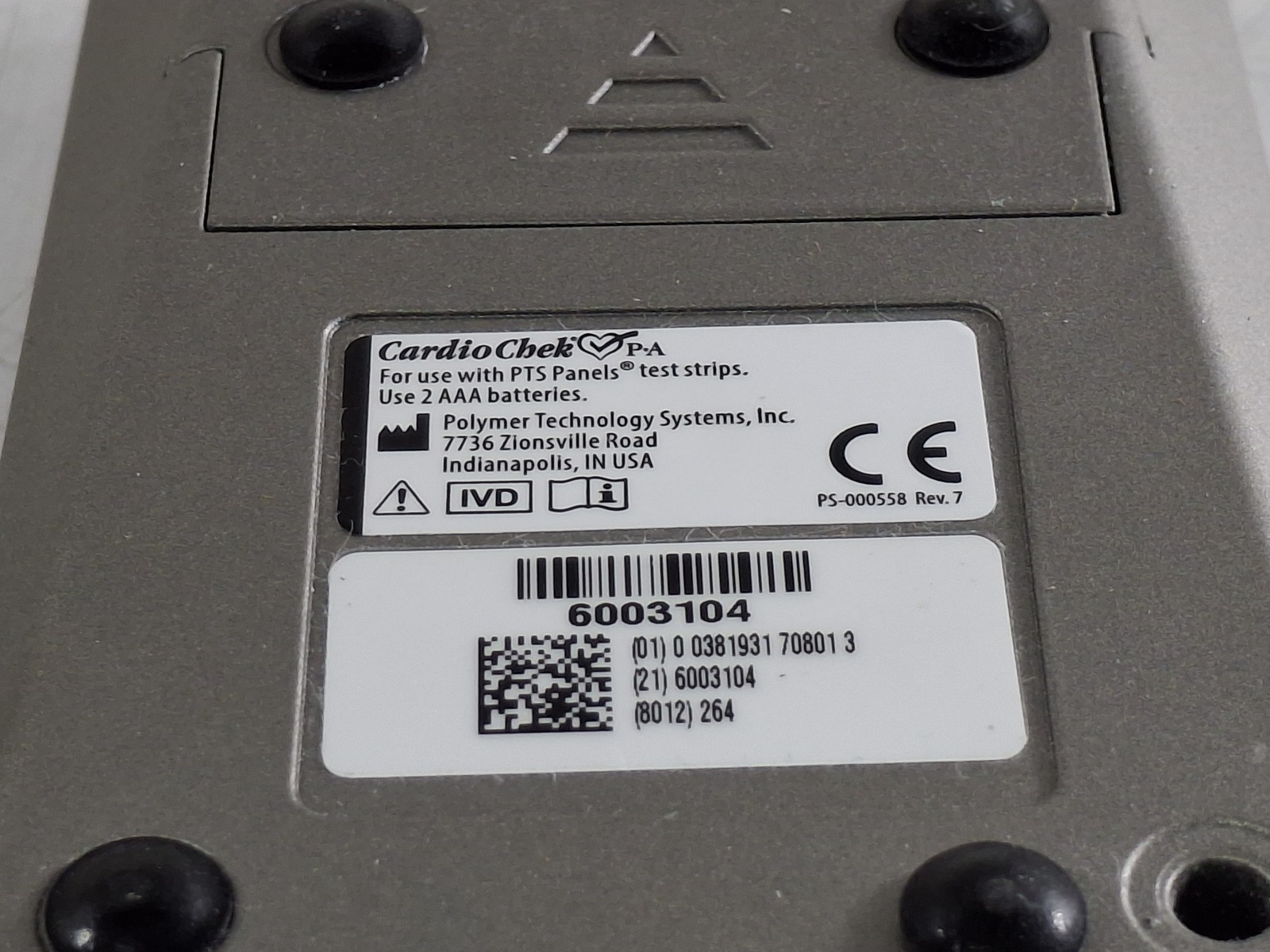 Polymer Technology Systems, Inc. CardioChek PA Analyzer