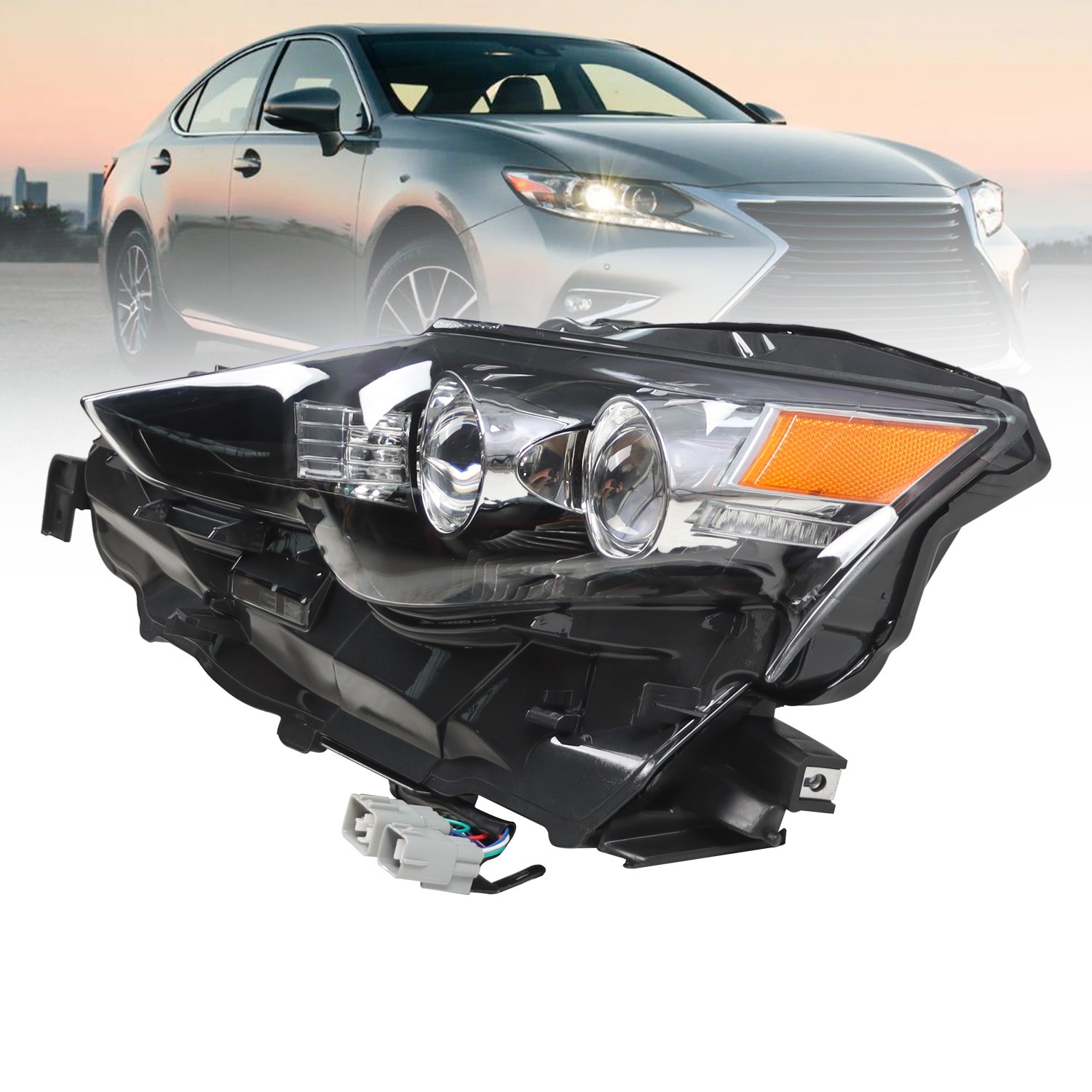 LED Headlight Left Driver For Lexus IS250 IS200T IS300 IS350 2014 2015 2016