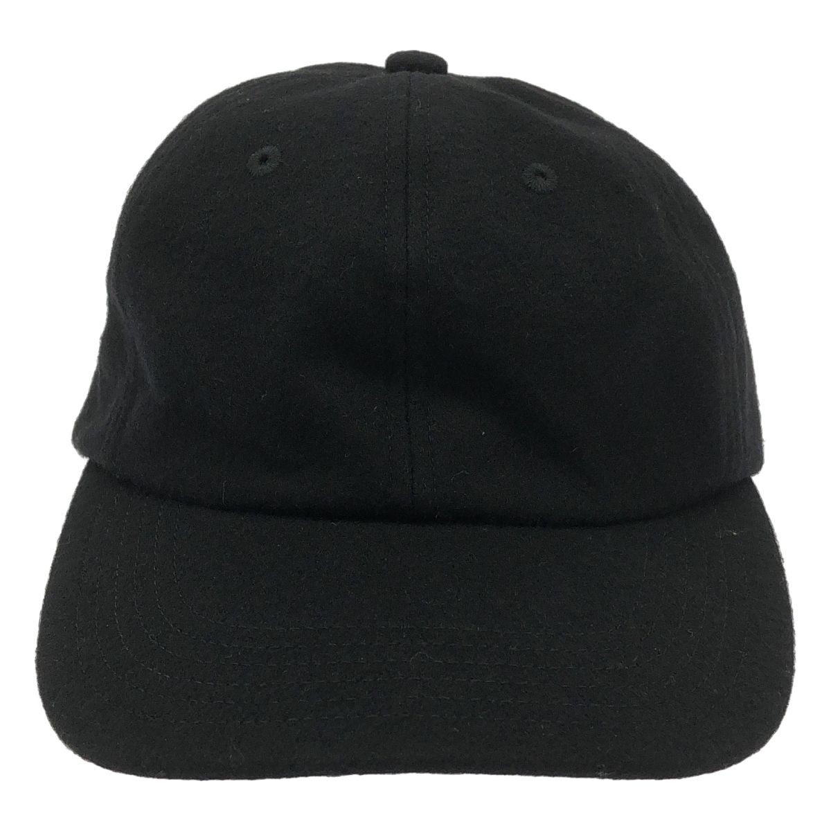 KIJIMA TAKAYUKI 25AW MELTON 6PANEL CAP Melton wool cap MEYYYY220B Black F