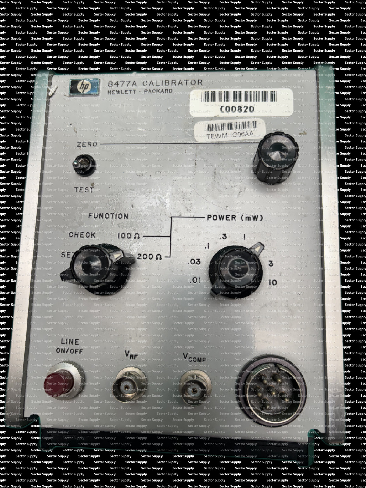 8477A HP POWER METER CALIBRATOR WITH PH-163 CABLE CALIBRATOR TEWMHG0