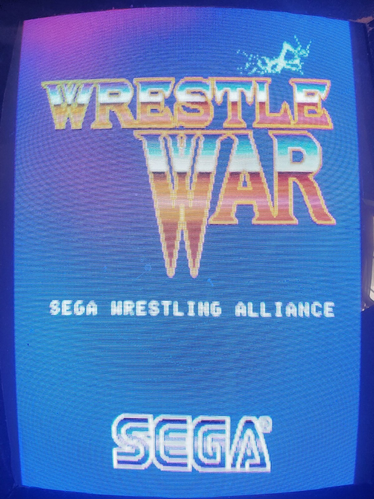 Wrestle War Arcade PCB Working with JAMMA Adapter