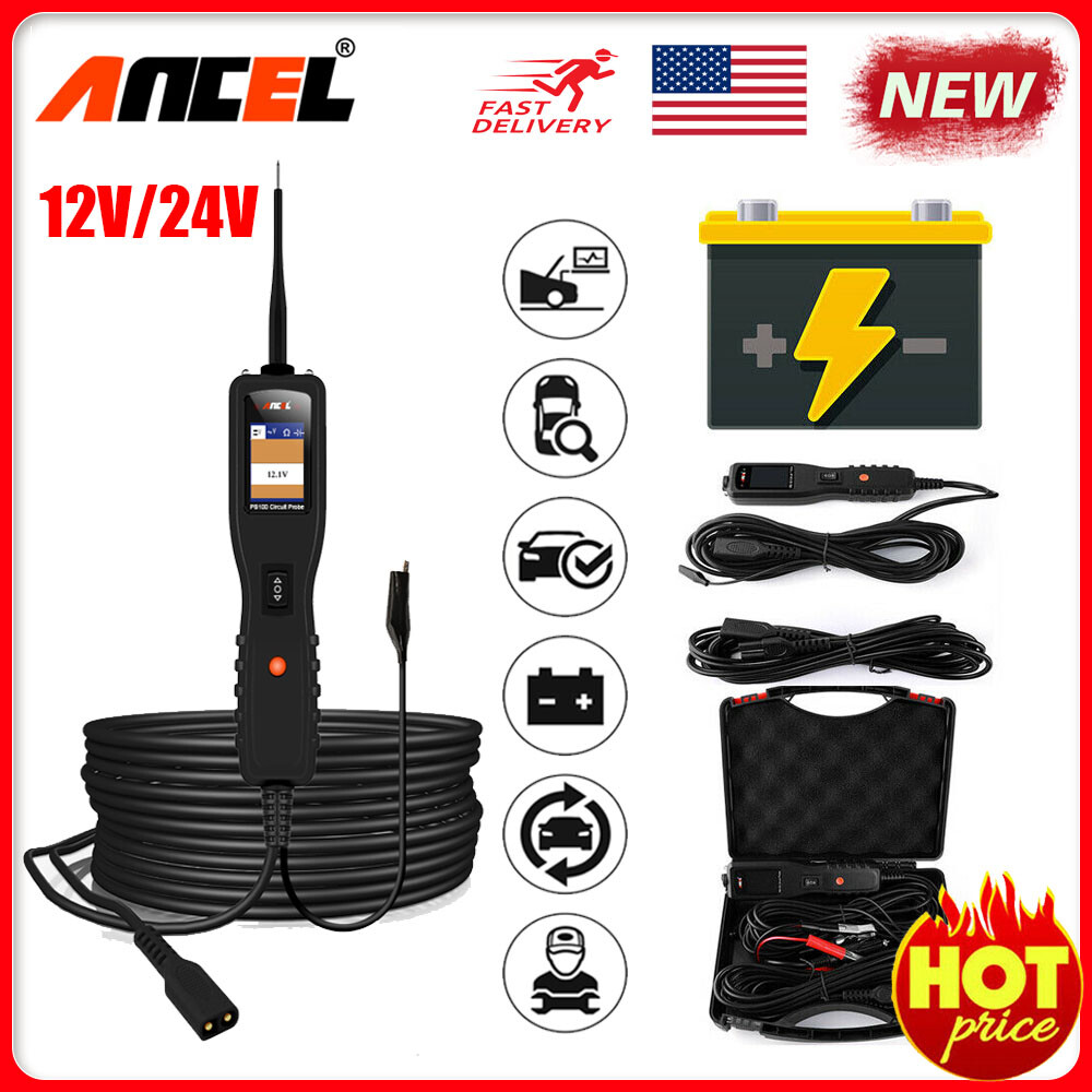 Electrical Power /Probe 12/24V Car Circuit Tester Battery Volt Meter Diagnostic