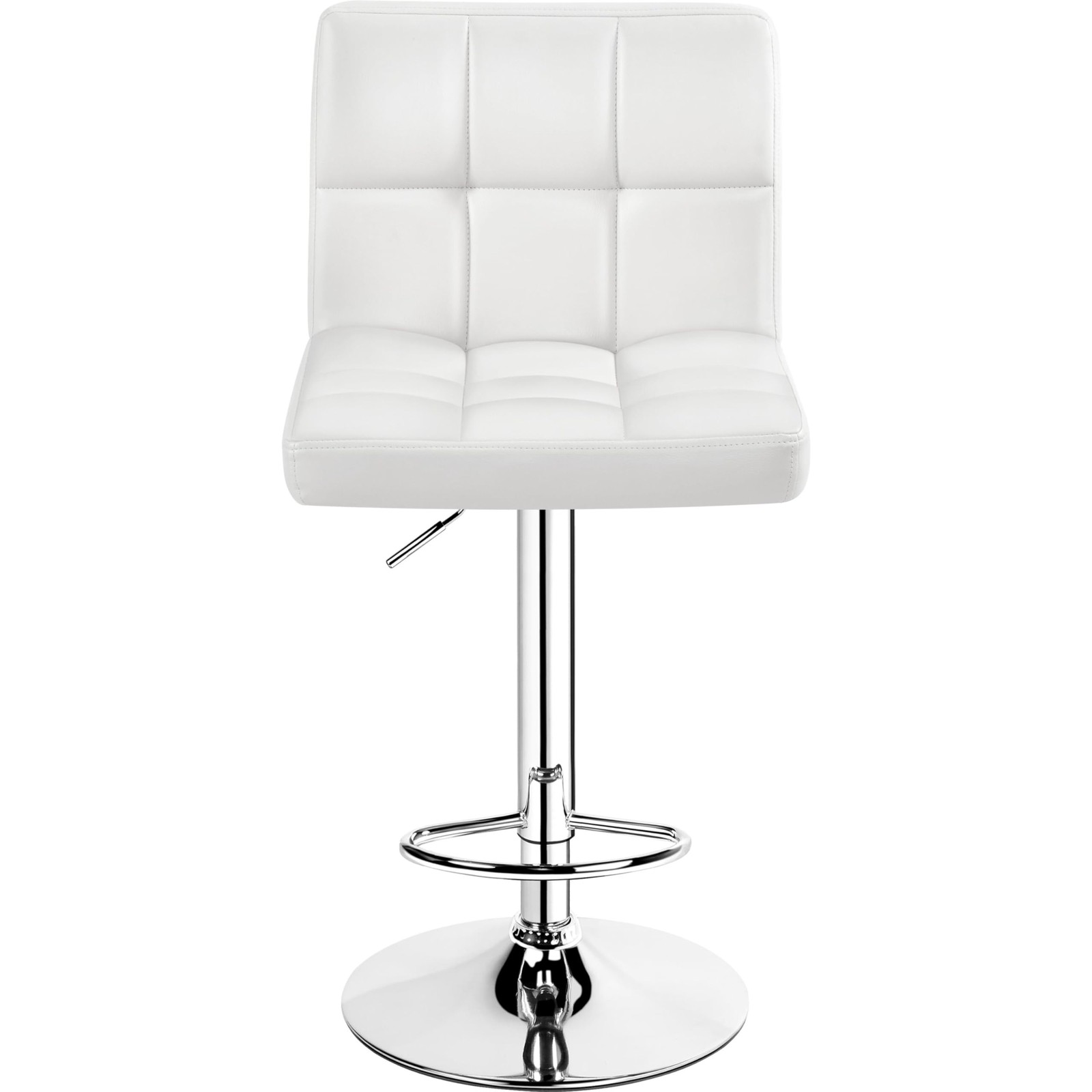 Barstools, Adjustable Modern Bar Chairs with Back, Counter Height Swivel Stools