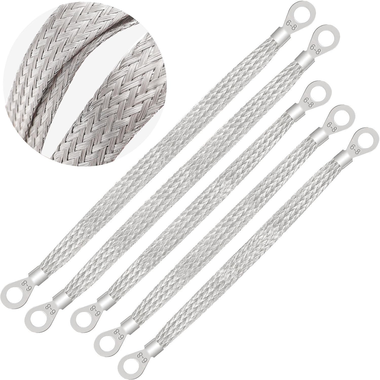 Correa De Tierra Universal Para Automoviles, 5Cables De Tierra Para Motor D...