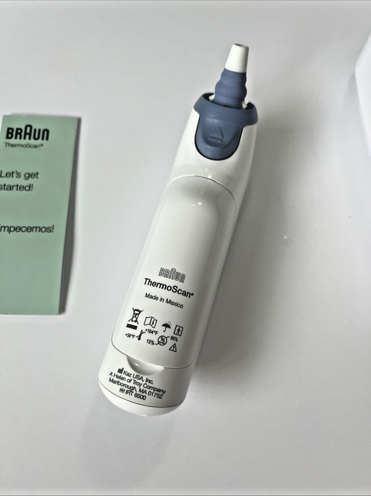 Braun ThermoScan 5 In-Ear Thermometer ExacTemp Indicator w/Protective Case