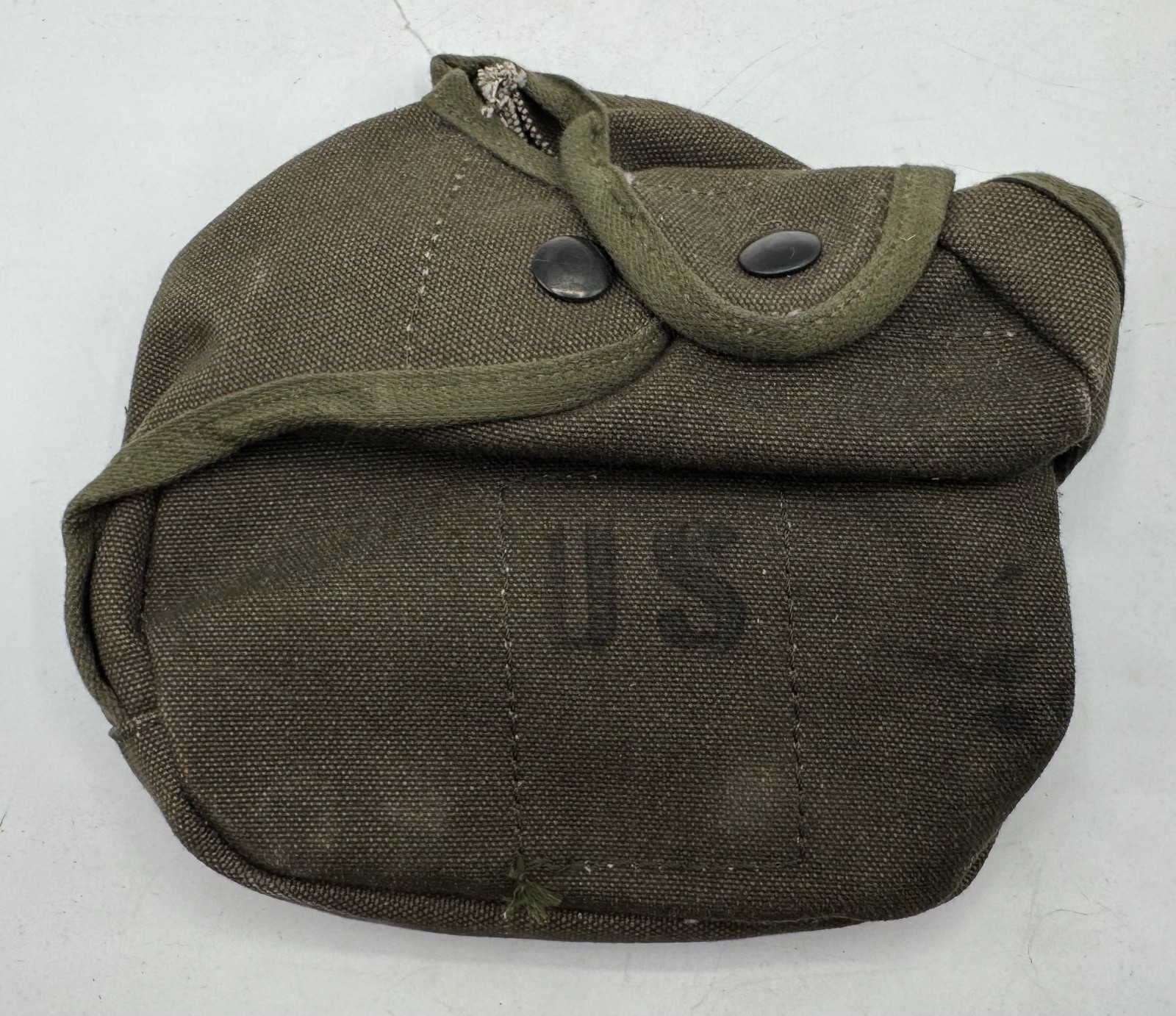 USGI Military Arctic Canteen Cover Cotton Duck Canvas OD Green ALICE Keepers