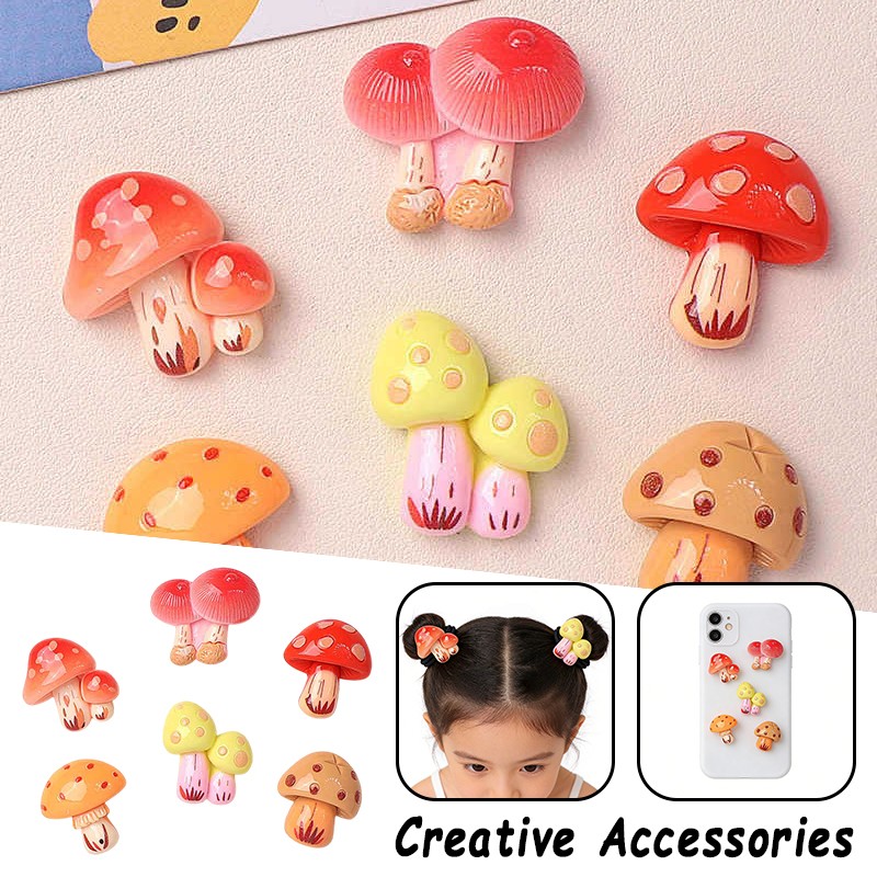 6Pcs Creative Decorative DIY Hair Clips Shoes Decorative Accessories
