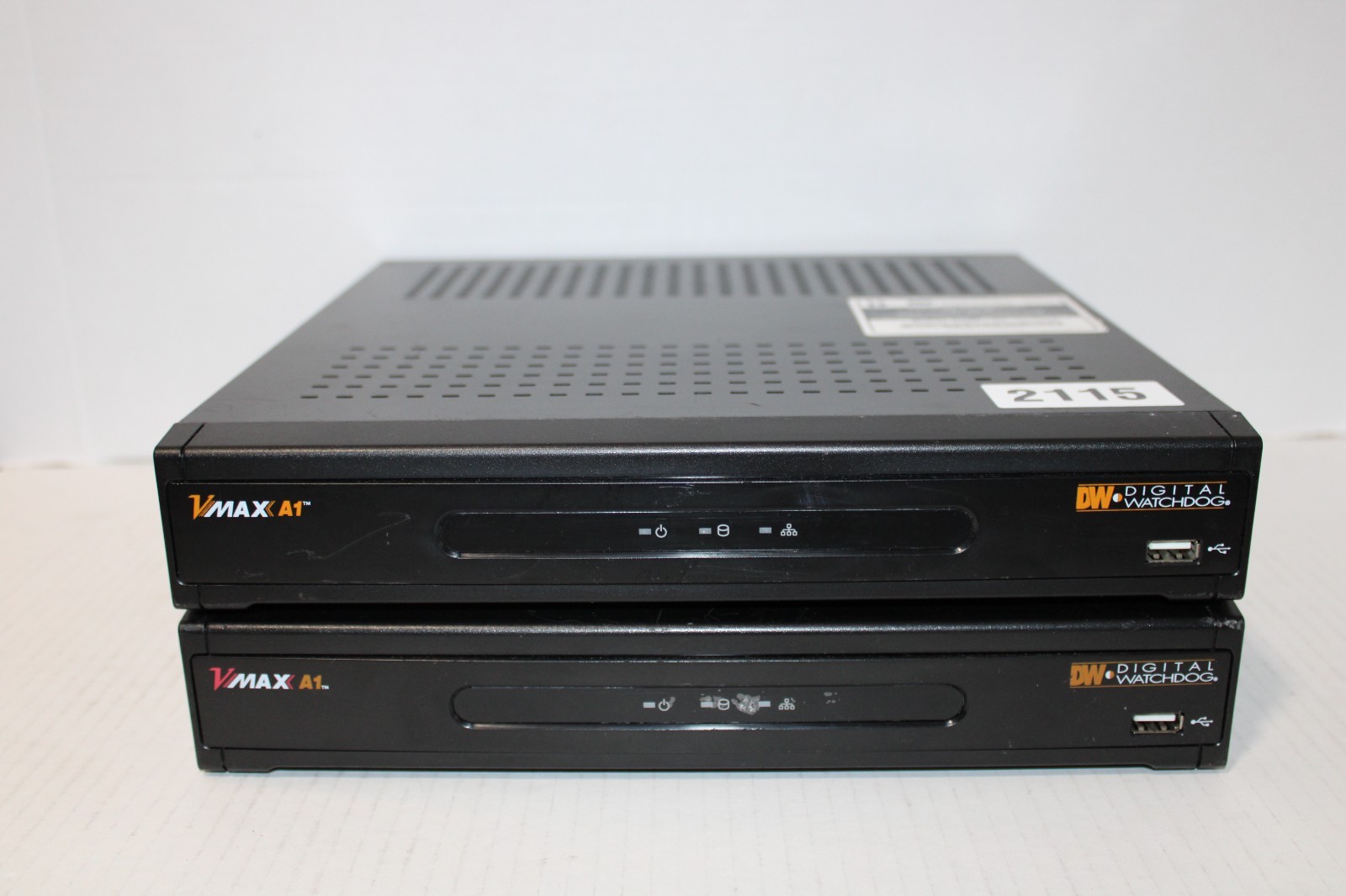 Lot Of 2 Digital Watchdog VMAX A1 DW-VAONE8 Surveillance AHD DVR No HDD As Is