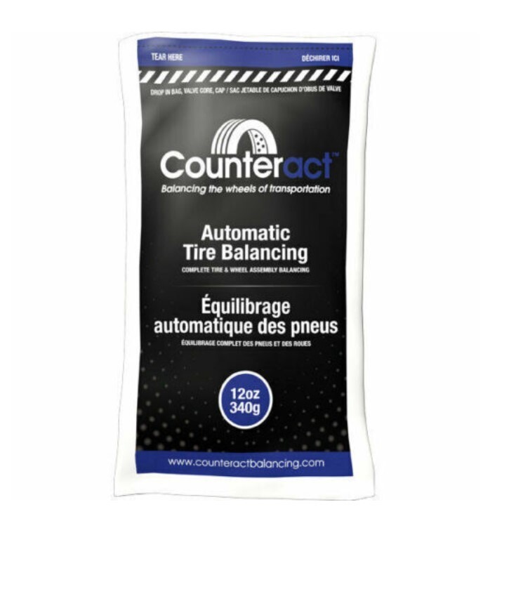 COUNTERACT  12 OUNCE  TIRE BALANCING BEADS 12 OZ  (36 BAGS/ 1 CASE)
