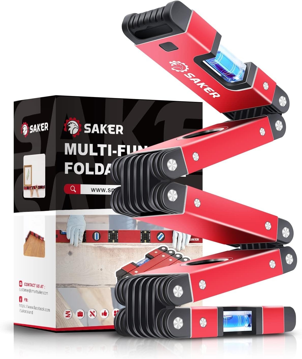 Multi-function Foldable Level, 28-Inch Level Tool,Father Day Gift for Him Her...