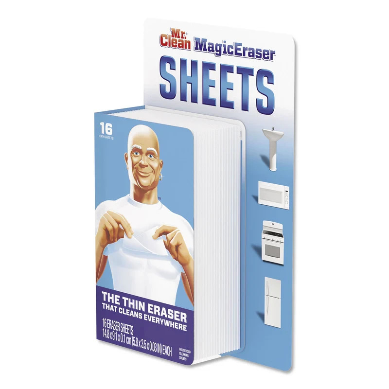Mr. Clean Magic Eraser Cleaning Thin Sheets, 8 Sheets 2 PACK 16 SHEETS