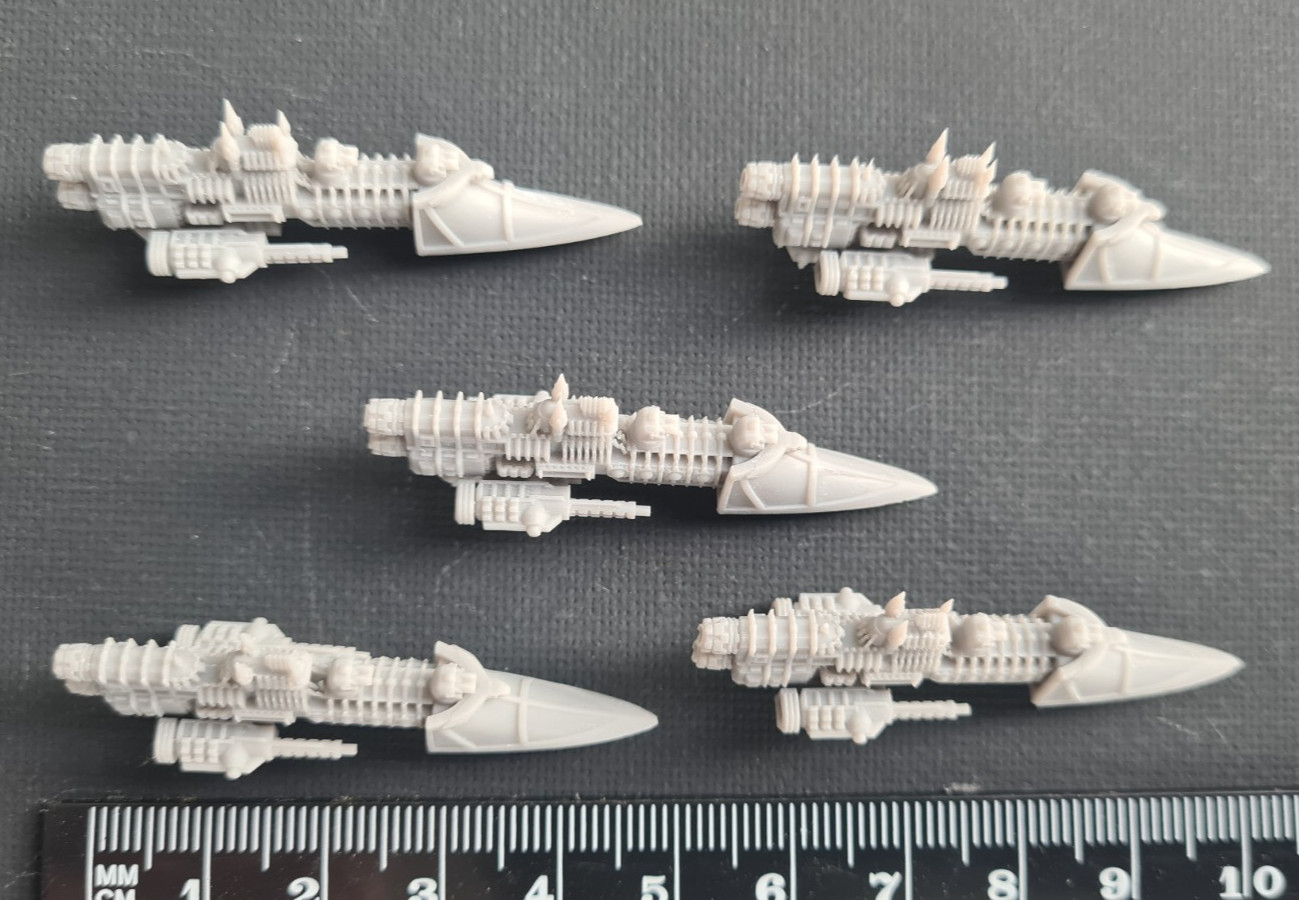 BFG - 5x Type 1 Navy Frigate - compatible with Battlefleet Gothic