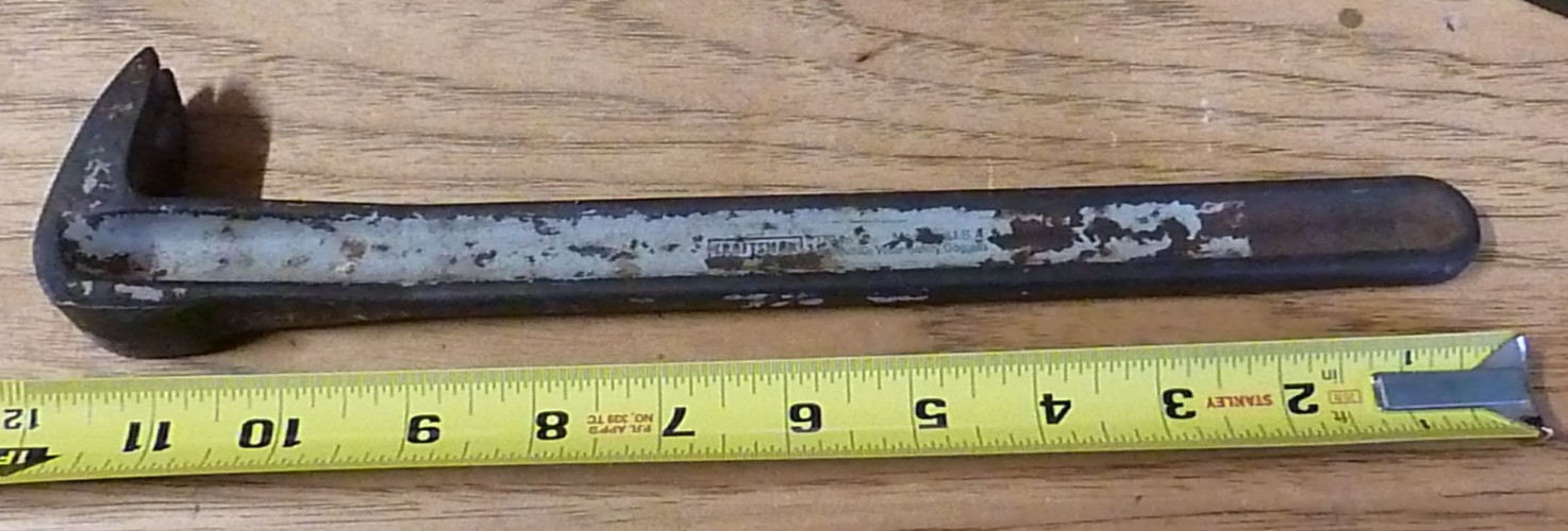 Craftsman USA Vintage Pry Bar Rare 12”  Long Nail Puller 37245