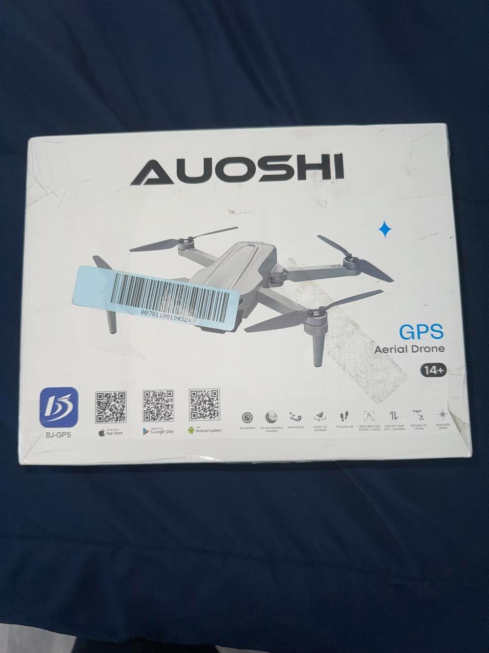 Auoshi GPS Drone G09S 4k Ultra HD Open Box