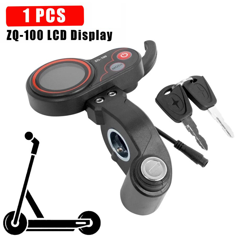 Electric Scooter Meter 6 Pin Display for Electric Scooter Dashboard With Key