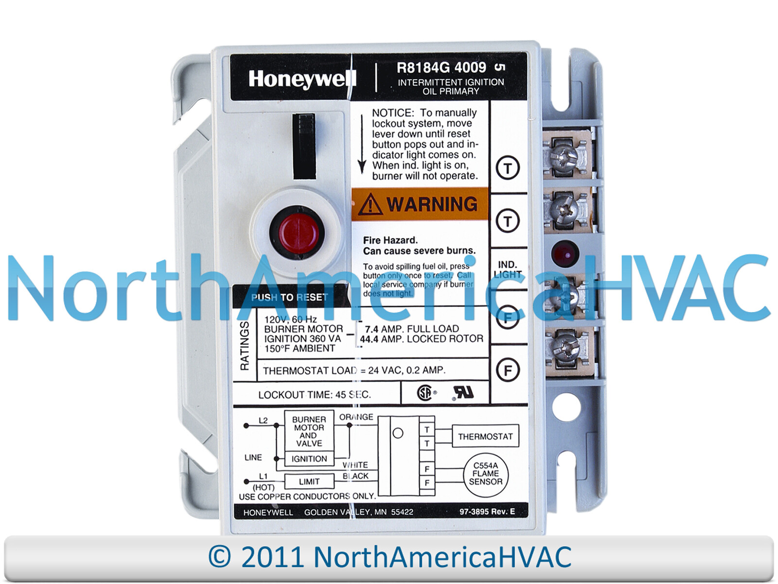 Honeywell Protectorelay Oil Burner Control Board Replaces R4118B1071 R4118B-1071