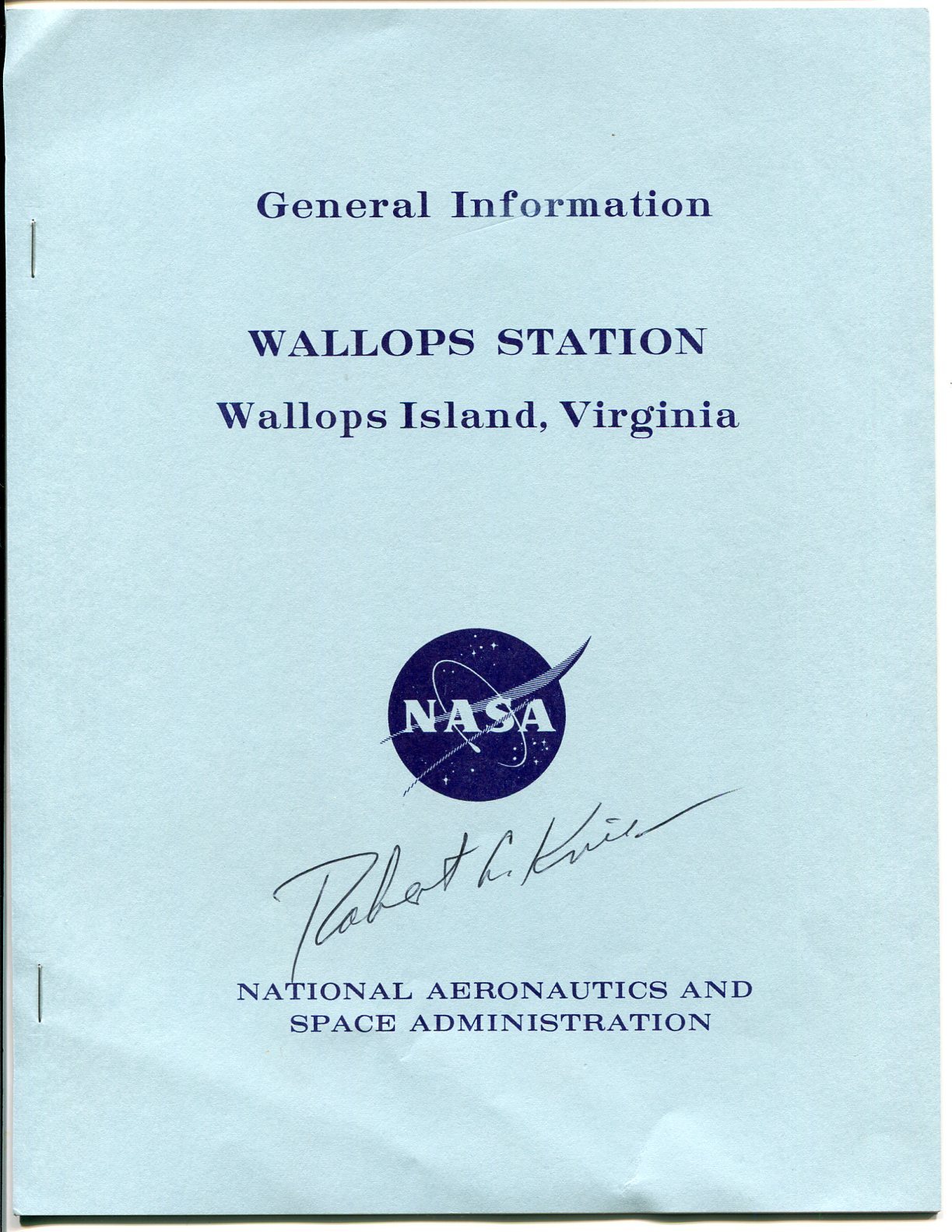 ROBERT L. WARRIOR - Orig. Autograph + letters, NASA, signed, autograph, letters