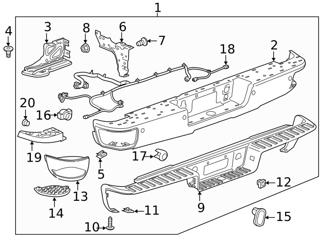 Genuine GM Trailer Wiring Receptacle Cap 23173340