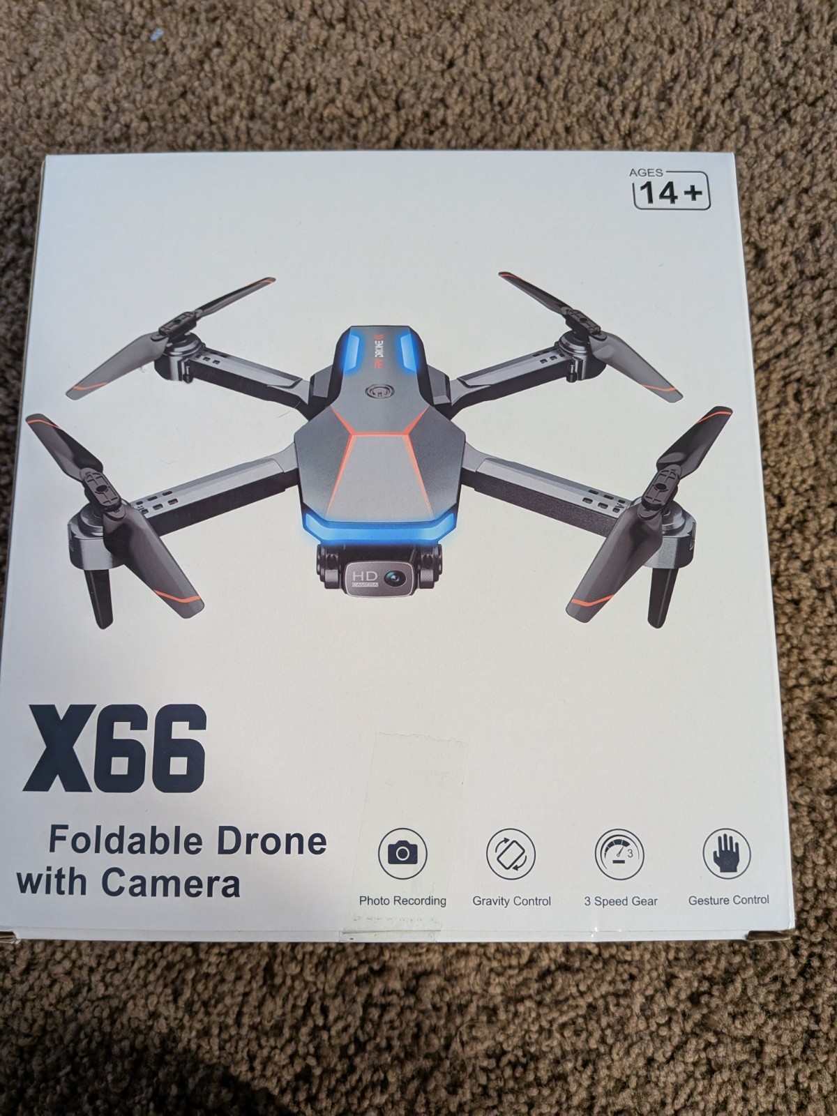 RAGPIP Drone with Camera, 1080P FPV Foldable Drone with Stable Altitude Hold,...