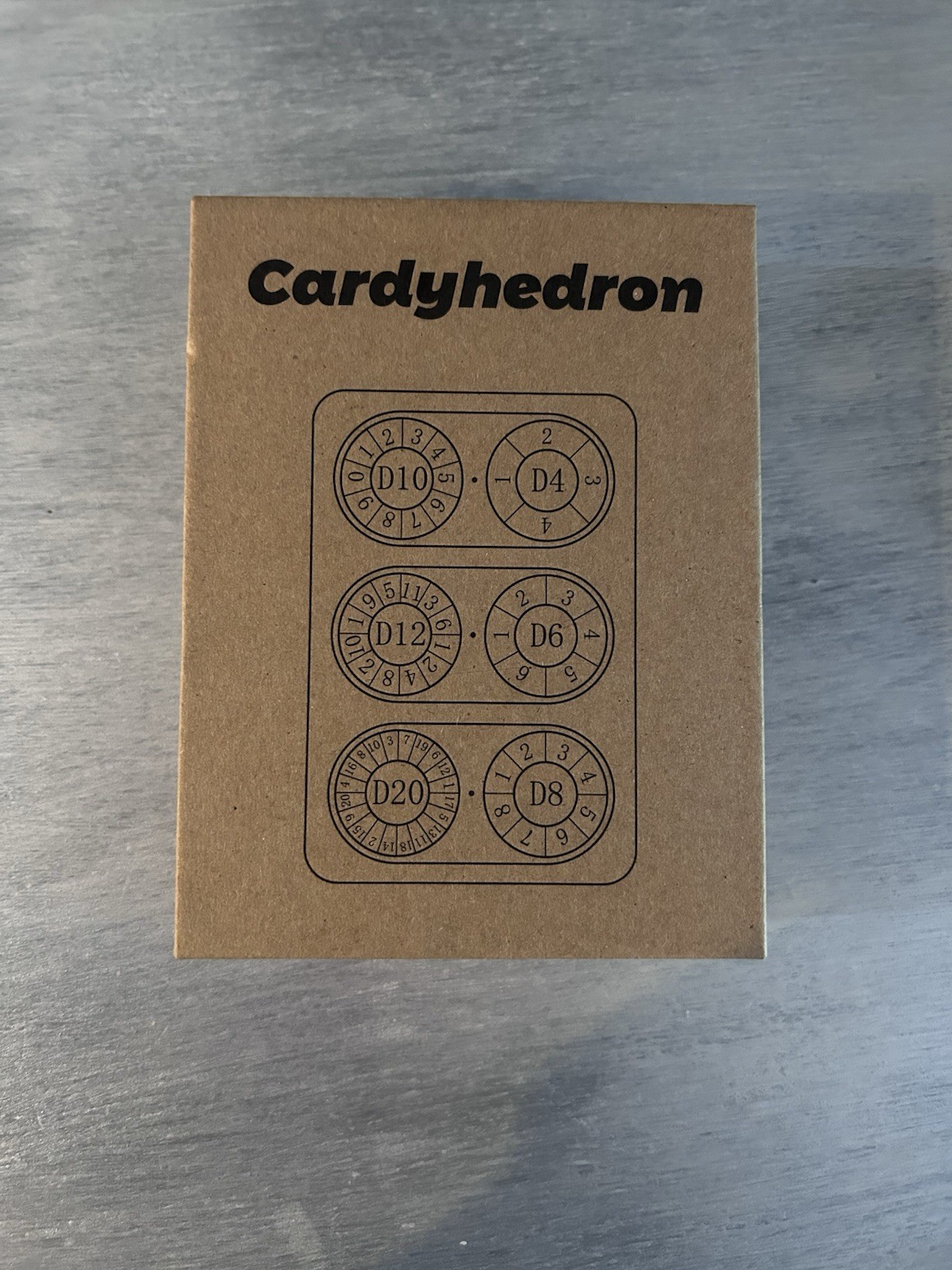 Cardyhedron Dice Spinner for Board Games & Dungeons and Dragons