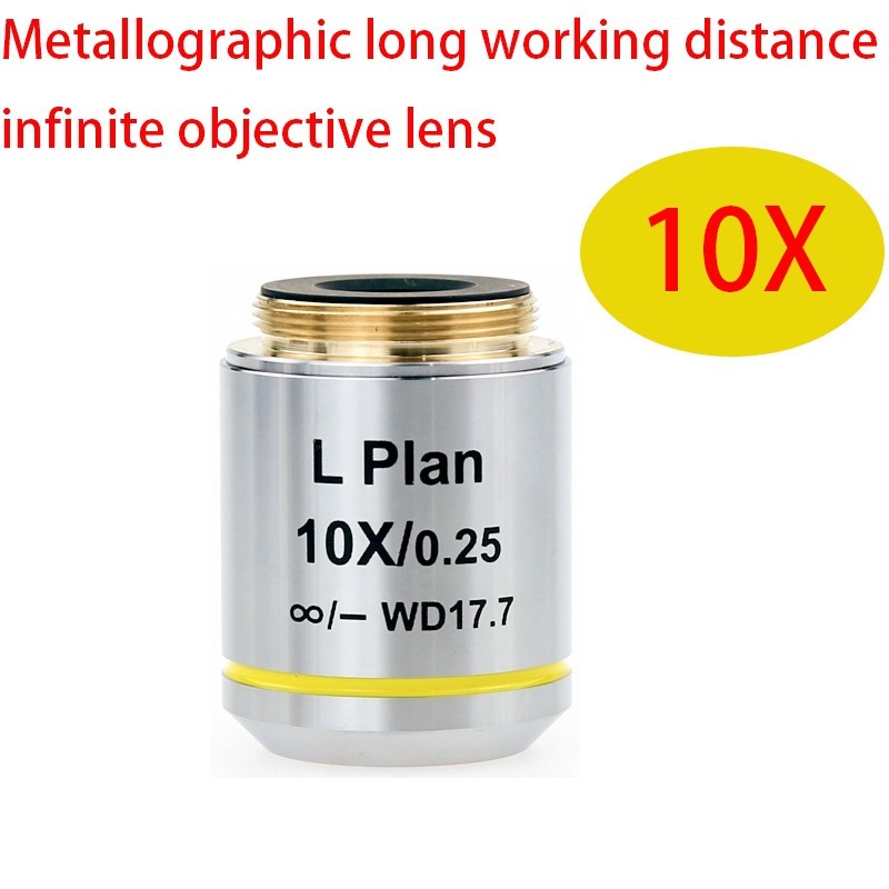 New Infinity Long Working Distance Objective Lens for Metallurgical Microscope