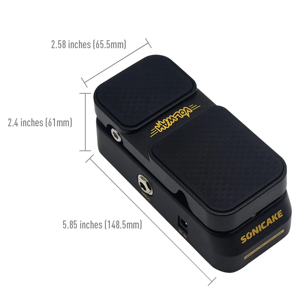 SONICAKE VolWah Mini Active Volume & Wah Expression Pedal QEP-01