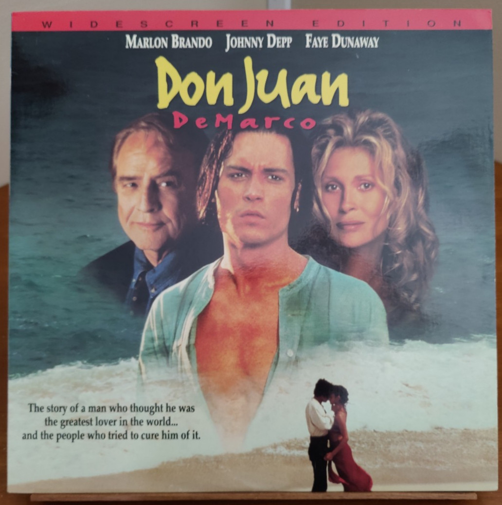 Don Jaun Demarco Laserdisc ID3014LI Widescreen LD WS Marlon Brando Johnny Depp