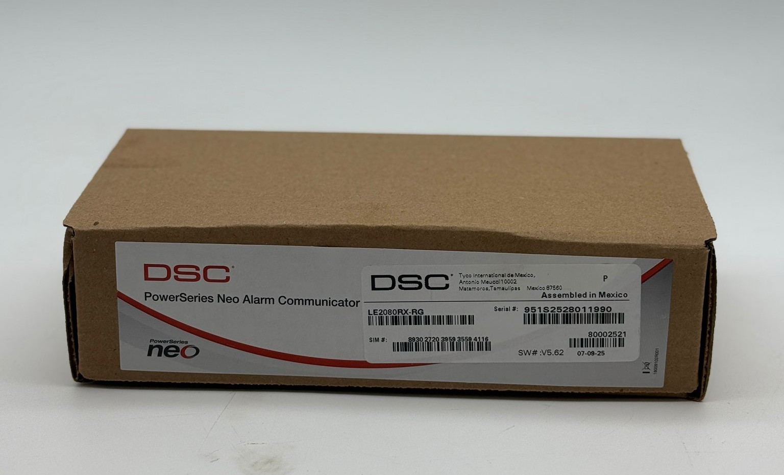 DSC LE2080RX-RG PowerSeries Neo LTE HSPA Internet Cellular Dual Path Alarm