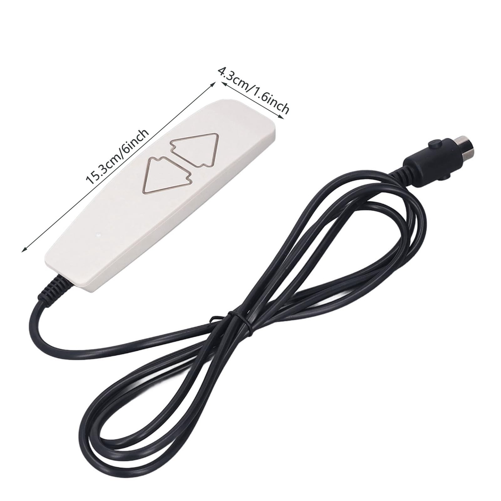 LiebeWH Lift Chair Remote Control Replacement Universal Two Button 5 Pin ABS ...