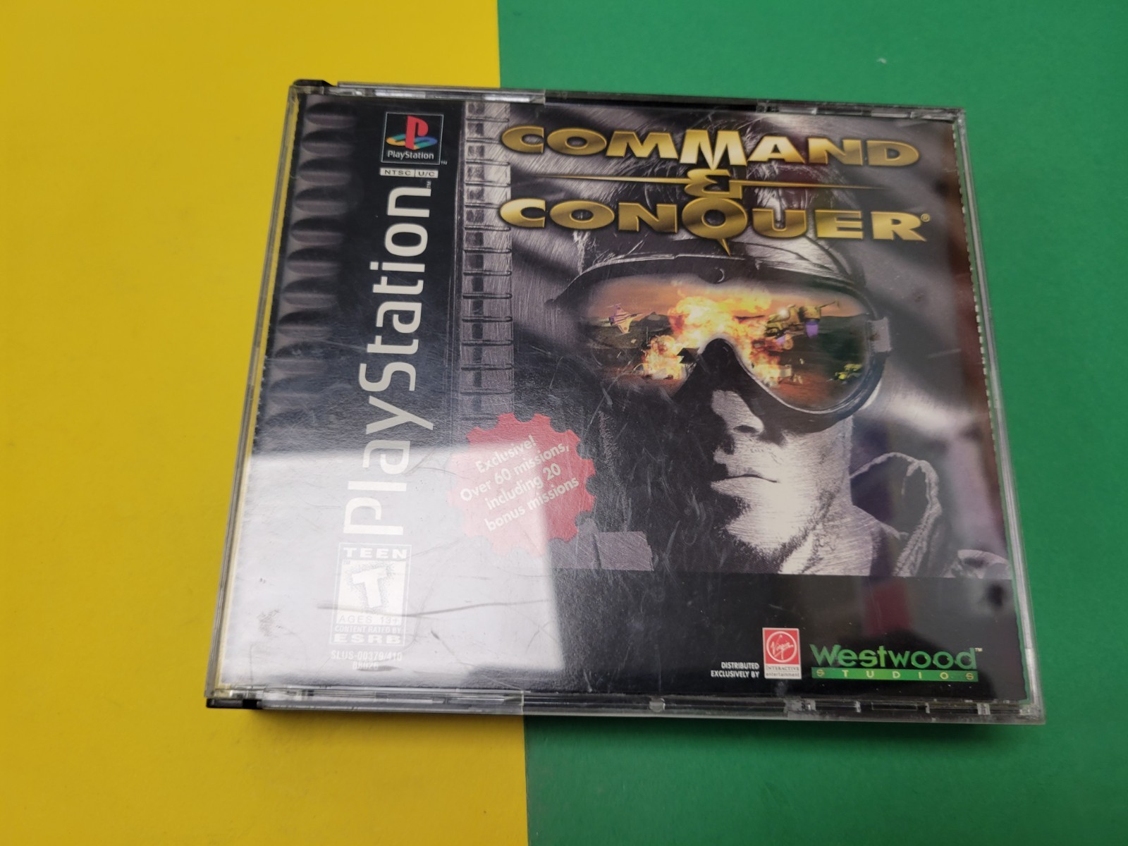 Command and (&) Conquer Playstation ps1 psx Case Only
