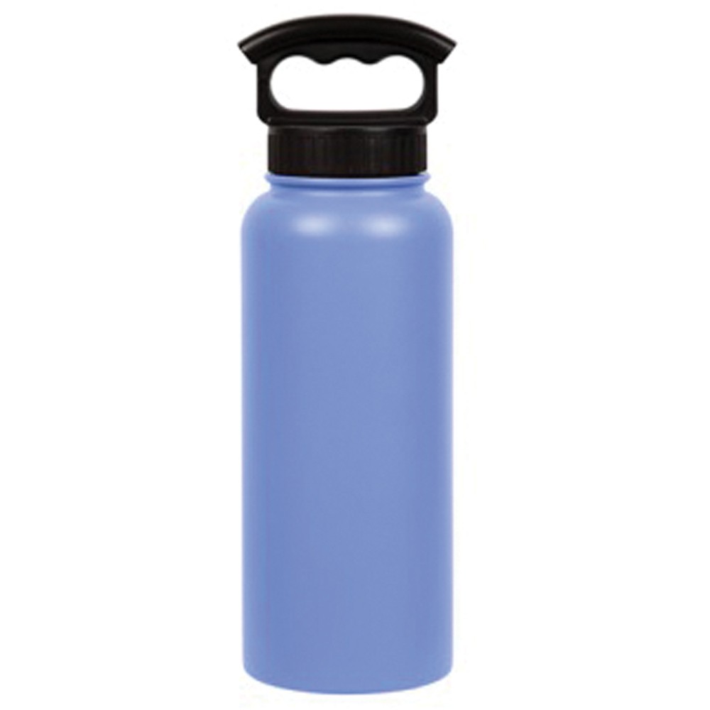 Fifty/Fifty 34oz Stainless Steel Vacuum Insulated Bottle with Three-Finger Grip