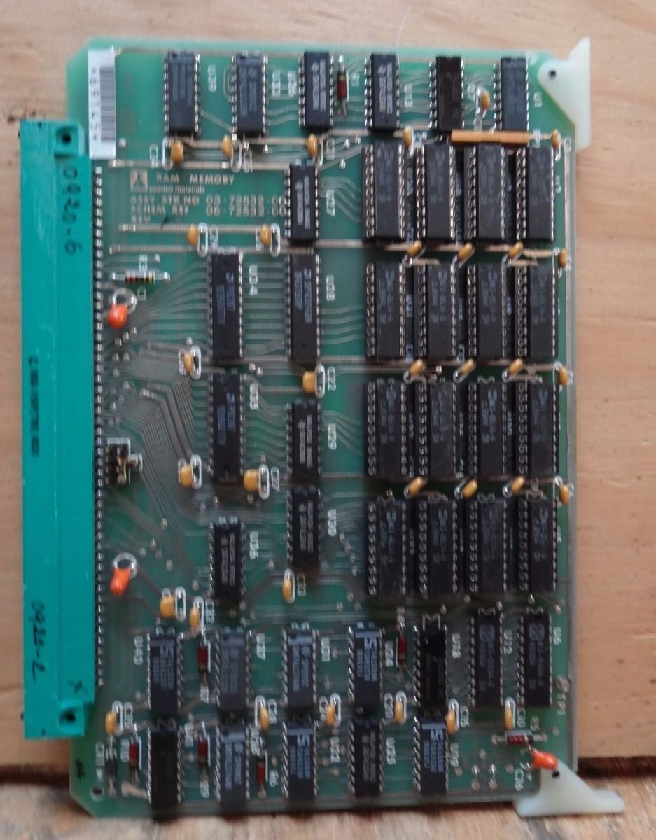 APPLIED MATERIAL RAM MEMORY BOARD PART # 03-72532-00 REV. F