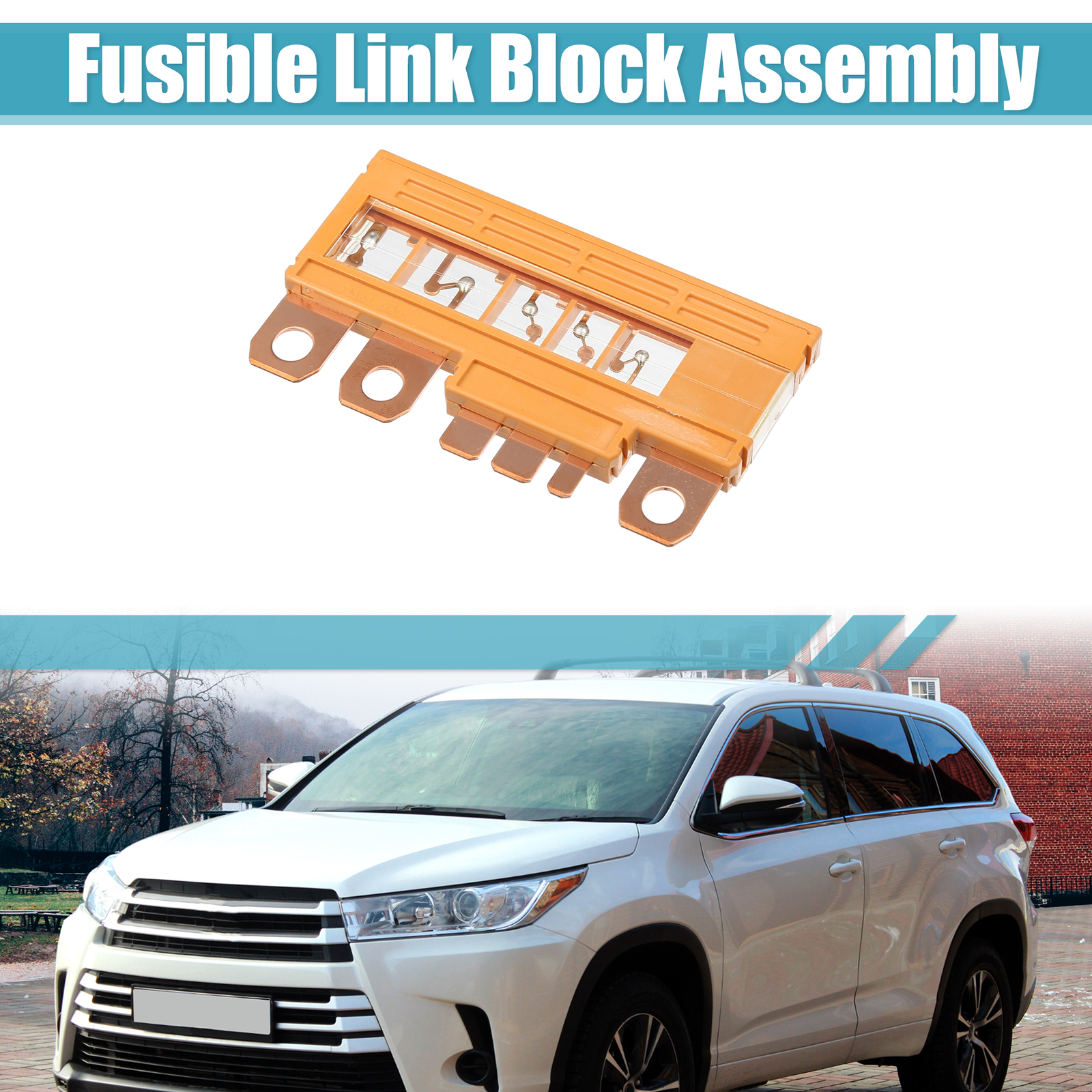 Fusible Link Block Assembly Multilink Fuse for Toyota Highlander Venza Orange