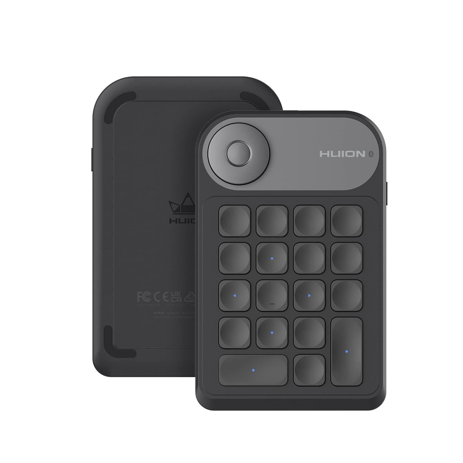 HUION Keydial Mini Bluetooth Programmable Keypad with Dial Untested