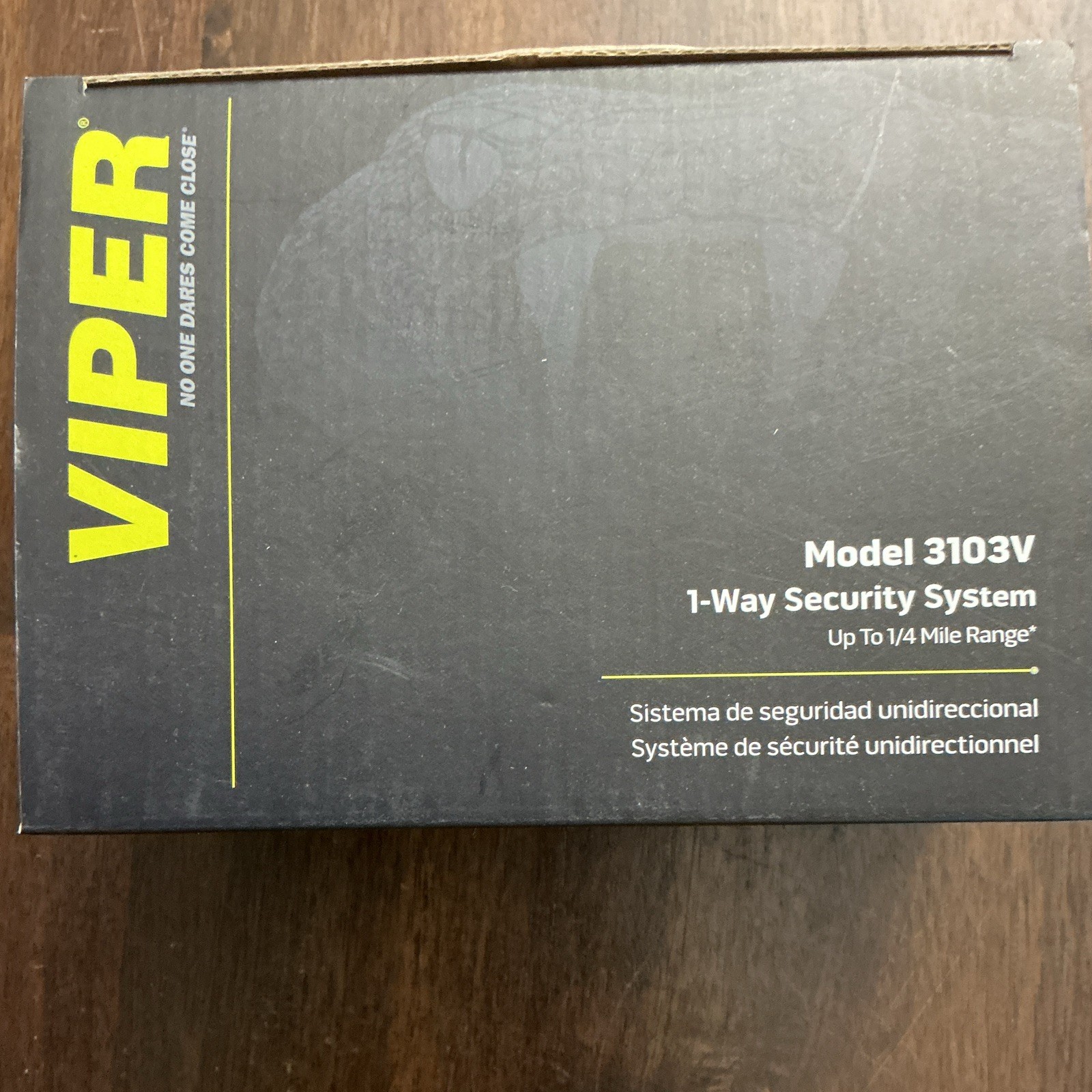 Viper 3103V 1-Way Car Alarm Security System w/ Keyless Entry & 2 Remotes