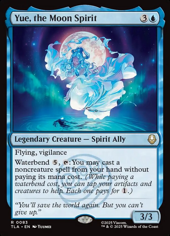 MTG Yue, the Moon Spirit (83/447) Avatar The Last Airbender LP