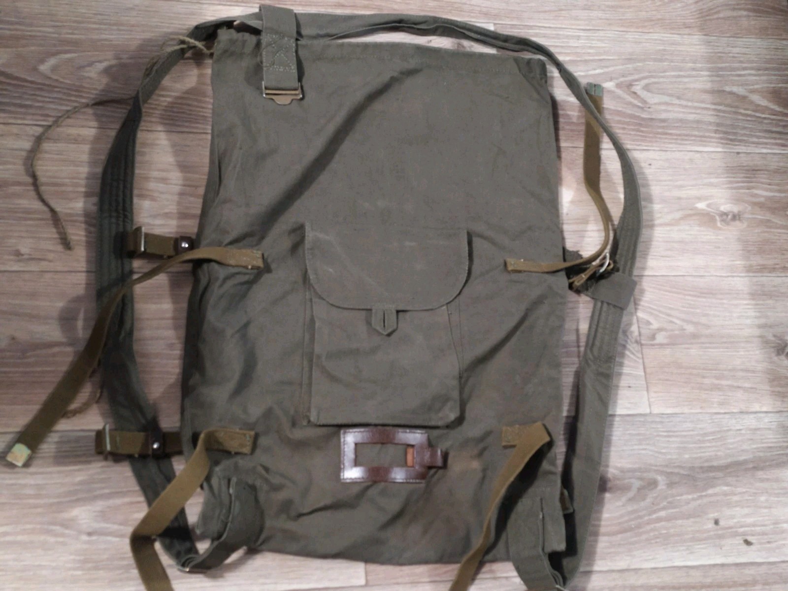 Vintage Soviet soldier backpack Tourist, Hiking USSR times Original new!