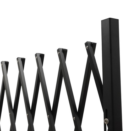 Double Folding Security Gate Expandable Barricade Gate Safety Barrier Door Gate
