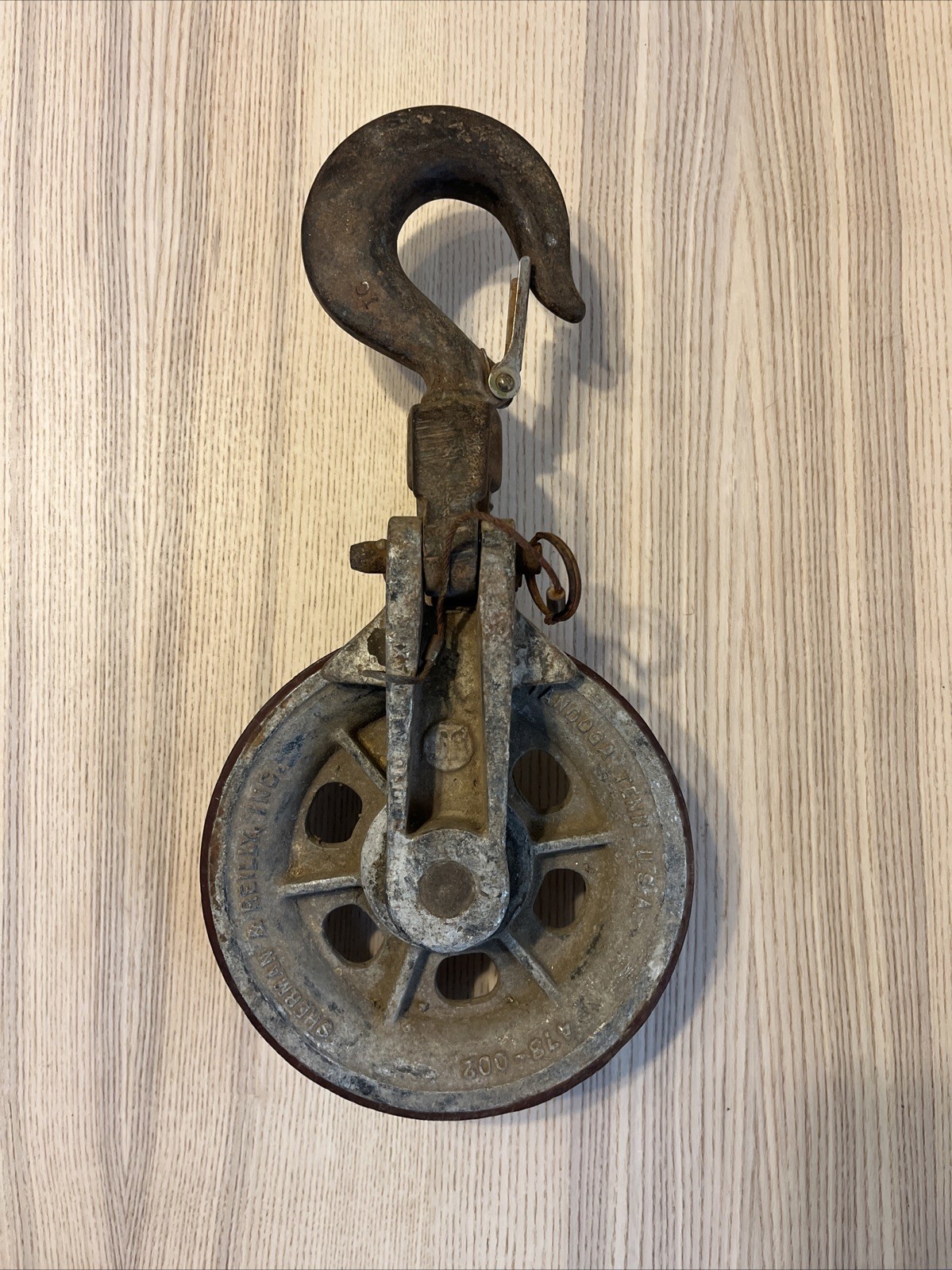 VTG SHERMAN & REILLY INC 478-002 ALUMINUM PULLEY Heavy Duty Made In TN USA