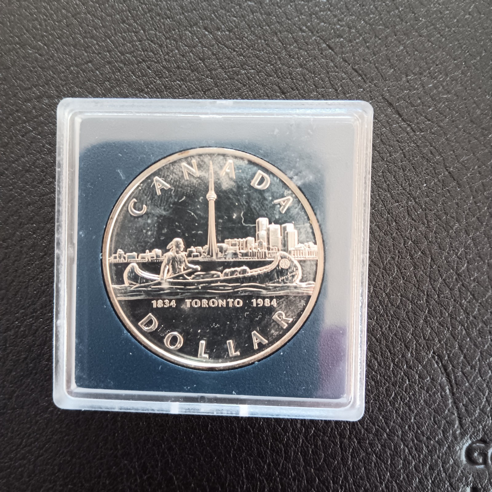 1984 Silver Dollar 150th Toronto Anniversary 50% Silver Coin