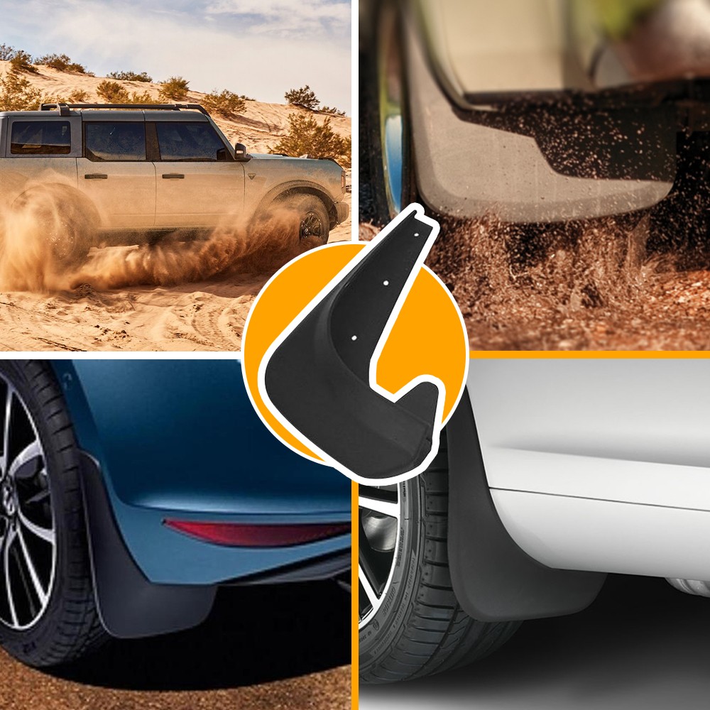 For Ford Mustang GT 4PCS Car Mud Flaps Splash Guards Front or Rear Auto Accesso
